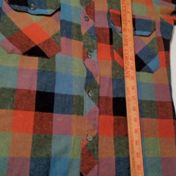 Vintage Dee Cee Rappers Shirt Small 14-14 1/2 Woven Wool Blend Earthy Grandpa - Picture 5 of 16